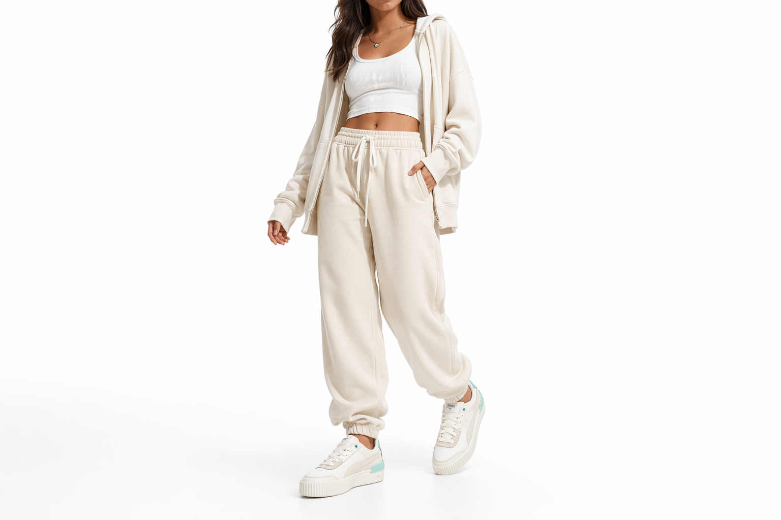 Order PUMA Carina Lift 防滑輕便 低筒 板鞋 女款 奶油色