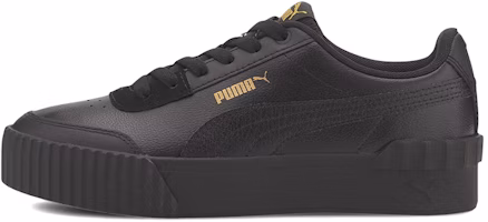 (Women) Puma Carina Lift /Gold 'Black' 373031-01 (Women) Puma Carina Lift /Gold 'Black' 373031-01