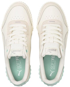 PUMA Carina Lift 防滑輕便 低筒 板鞋 女款 奶油色 Lookbook PUMA Carina Lift 防滑輕便 低筒 板鞋 女款 奶油色