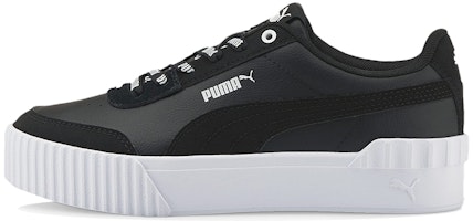 (Women) Puma Carina Lift 'Logomania Black White' 384925-02 (Women) Puma Carina Lift 'Logomania Black White' 384925-02