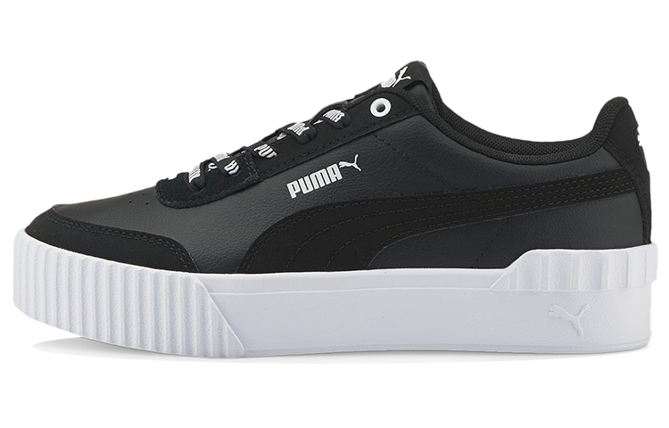 (Women) Puma Carina Lift 'Logomania Black White' 384925-02