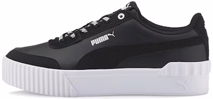 (Women) Puma Carina Lift 'Logomania Black White' 384925-02 (Women) Puma Carina Lift 'Logomania Black White' 384925-02