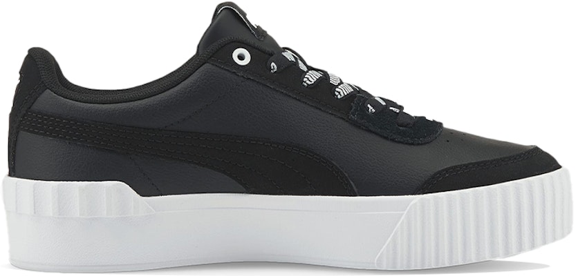 (Women) Puma Carina Lift 'Logomania Black White' 384925-02 Order (Women) Puma Carina Lift 'Logomania Black White' 384925-02