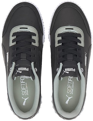 (Women) Puma Carina Lift Pearl Black/Green Low Board Shoes 374141-02 Shop (Women) Puma Carina Lift Pearl Black/Green Low Board Shoes 374141-02