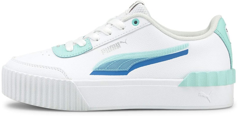 (Women) Puma Carina Lift 'Shadow White Green Blue' 381915-02 Buy (Women) Puma Carina Lift 'Shadow White Green Blue' 381915-02