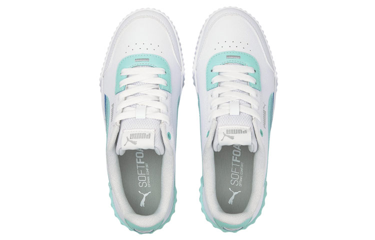 Lookbook (W) 푸마 카리나 리프트 '화이트 그린 블루' 381915-02