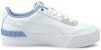 (W) Kasut Ringan Kasual Puma Carina Putih/Biru 373031-11