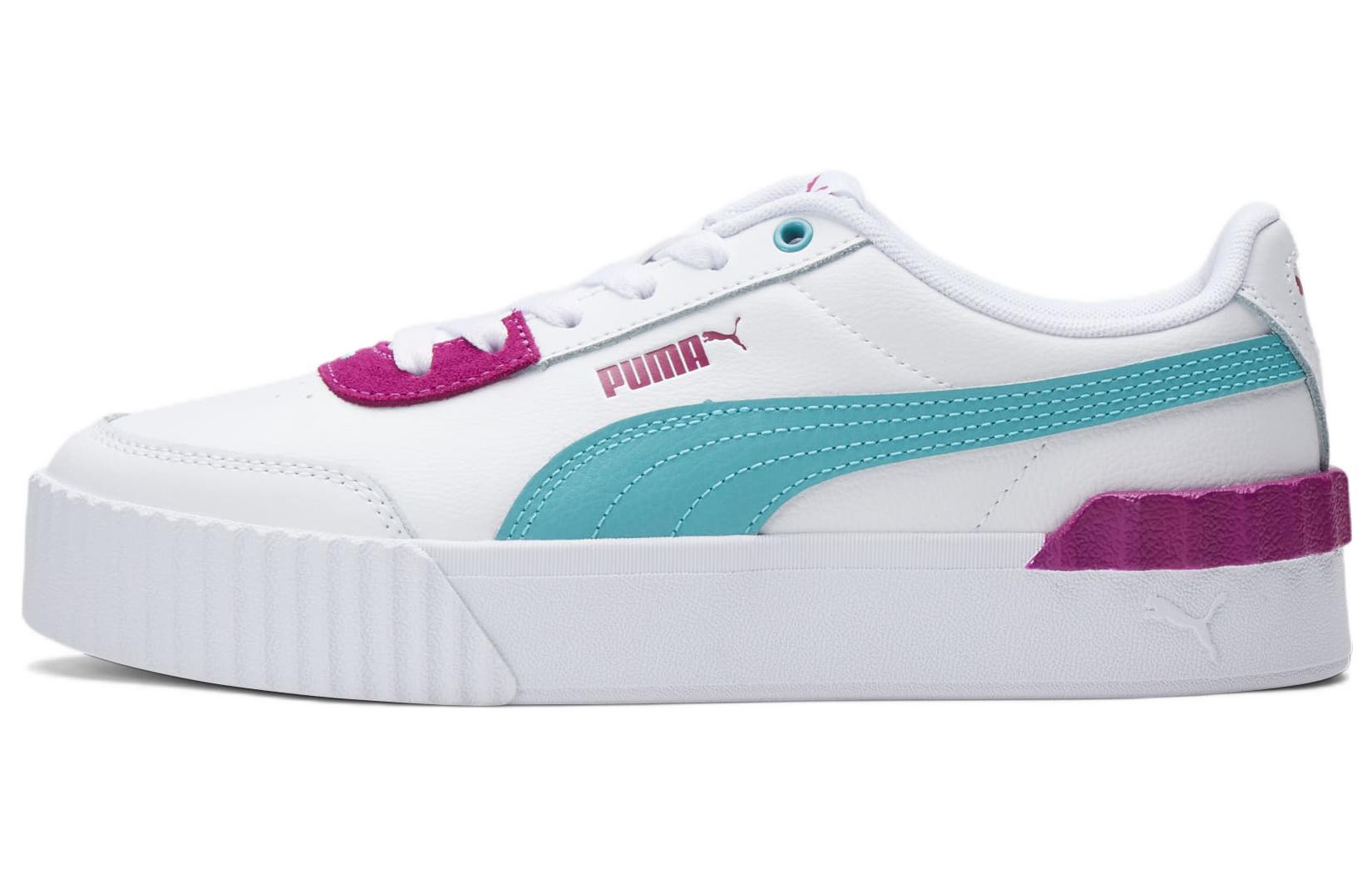 (Women) Puma Carina Lift 'White Blue Purple' 373031-17