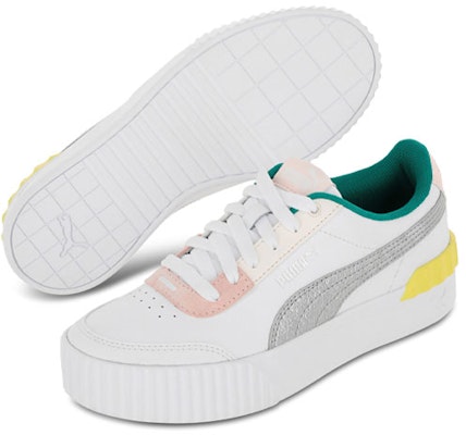 (W) 푸마 카리나 리프트 화이트 그린 핑크 381827-01 Lookbook (W) 푸마 카리나 리프트 화이트 그린 핑크 381827-01