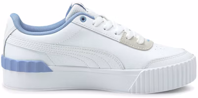 Order (Women) Puma Carina Lift Casual Board Shoes White/Blue 373031-11