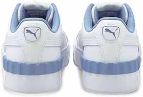 Shop (Women) Puma Carina Lift Casual Board Shoes White/Blue 373031-11