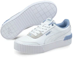 Purchase (Women) Puma Carina Lift Casual Board Shoes White/Blue 373031-11