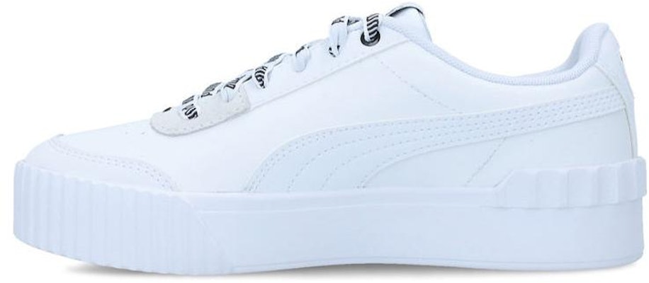 (Women) Puma Carina Lift Low Top 'Logomania White' 384925-01 Buy (Women) Puma Carina Lift Low Top 'Logomania White' 384925-01