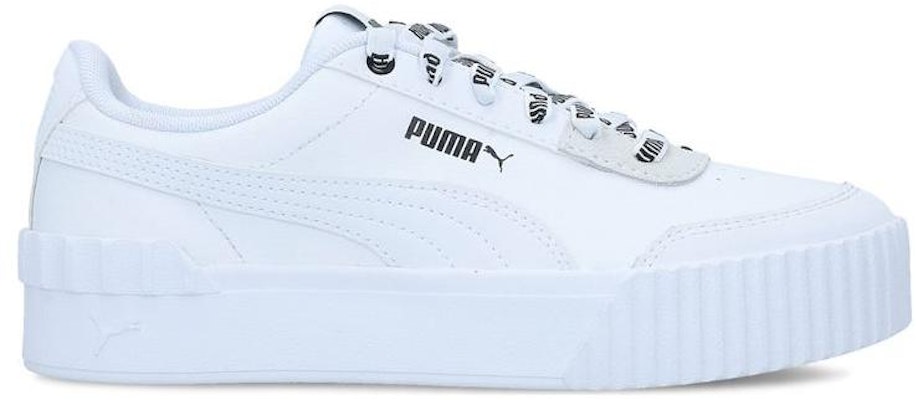 (Women) Puma Carina Lift Low Top 'Logomania White' 384925-01 Order (Women) Puma Carina Lift Low Top 'Logomania White' 384925-01