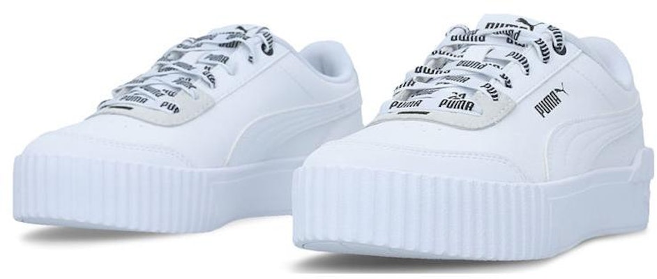 (Women) Puma Carina Lift Low Top 'Logomania White' 384925-01 Lookbook (Women) Puma Carina Lift Low Top 'Logomania White' 384925-01