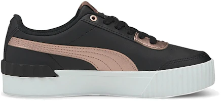 Order (Women) Puma Carina Lift Metallic Black/Gold Casual Low Board Shoes 375995-02