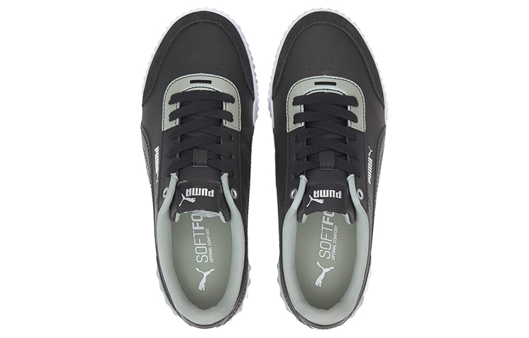 Shop (W) Puma Carina Lift 珍珠黑/绿低帮板鞋 374141-02