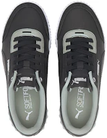 Shop (Women) Puma Carina Lift Pearl Black/Green Low Board Shoes 374141-02