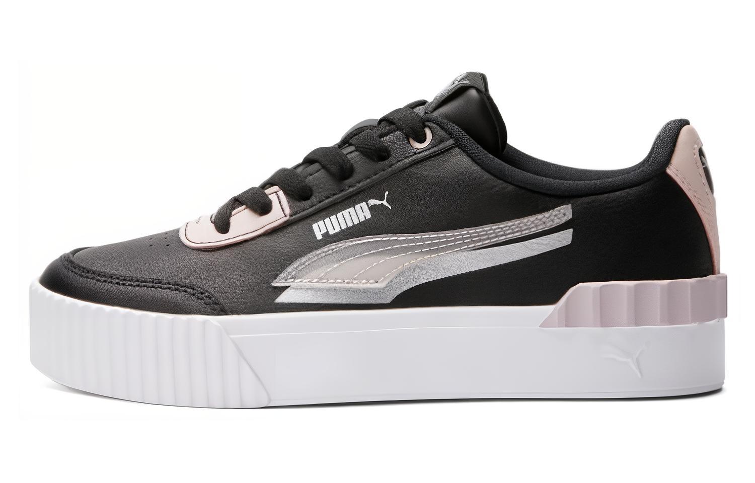 (Women) Puma Carina Lift Shadow 'Black Lotus Silver'  384371-03
