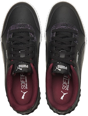 PUMA Carina Lift Snake 低帮板鞋 女款 黑色 Shop PUMA Carina Lift Snake 低帮板鞋 女款 黑色