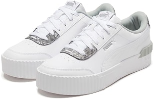 (W) Puma Carina Lift Snake Putih/Cetakan Ular Kasut Kasual Rendah. 373230-01 Lookbook (W) Puma Carina Lift Snake Putih/Cetakan Ular Kasut Kasual Rendah. 373230-01