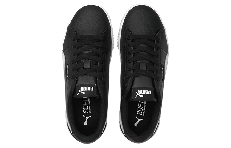 (W) Puma Carina Crew Casual Shoes Black/White 圖 3