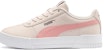 (W) Puma Carina Leather 'Khaki Pink White' - Kulit Khaki Merah Jambu Putih Puma 370325-05