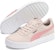 (W) Puma Carina Leather 'Khaki Pink White' - Kulit Khaki Merah Jambu Putih Puma 370325-05