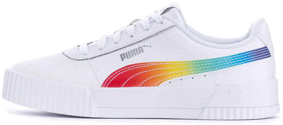 (W) Puma Carina Zapatillas Casual Bajas 'Blanco Arcoíris' 383256-01 Buy (W) Puma Carina Zapatillas Casual Bajas 'Blanco Arcoíris' 383256-01