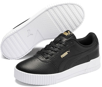 (W) 푸마 카리나 럭스 블랙/화이트 로우 스니커즈 370281-01 Lookbook (W) 푸마 카리나 럭스 블랙/화이트 로우 스니커즈 370281-01