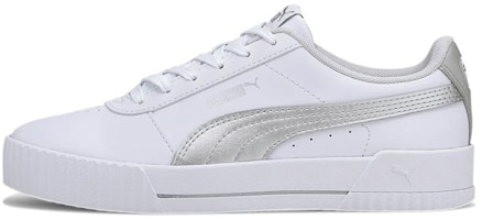 (Women) Puma Carina Meta20 'White Silver' 373229-01 (Women) Puma Carina Meta20 'White Silver' 373229-01
