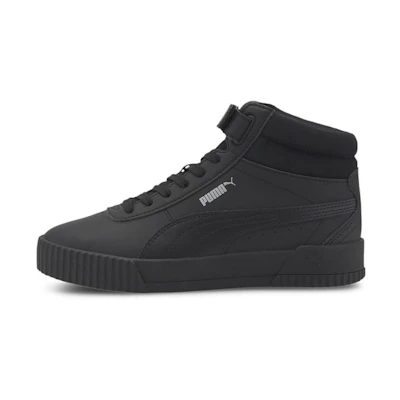 (W) Puma Carina Mid-Top Sneakers Black