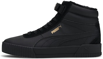 (Women) Puma Carina Mid Winterized Black 374140-01 (Women) Puma Carina Mid Winterized Black 374140-01