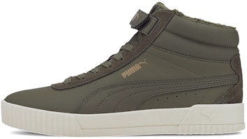(Women) Puma Carina Mid Winterized 'Green White' 374140-02 (Women) Puma Carina Mid Winterized 'Green White' 374140-02