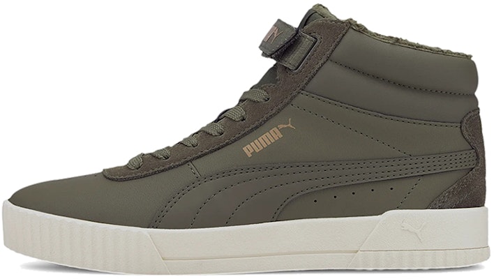 (Women) Puma Carina Mid Winterized 'Green White' 374140-02 Buy (Women) Puma Carina Mid Winterized 'Green White' 374140-02