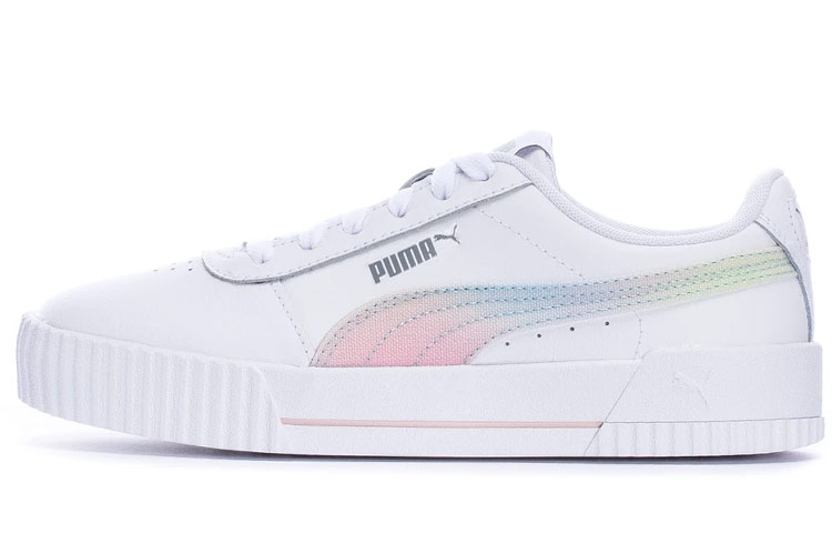 (W) Puma Carina Ombre 'White Low-Top Casual'