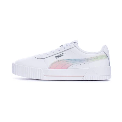 (W) Puma Carina Ombre 'White Low-Top Casual'
