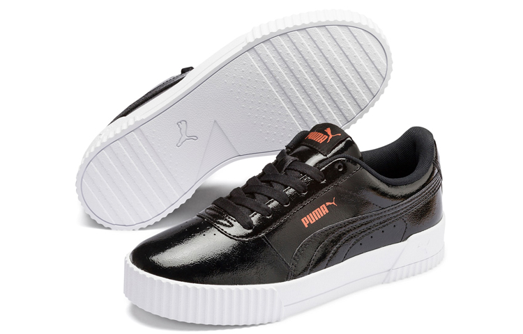 (W) Puma Carina P Trainers Black 圖 2