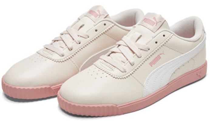 PUMA Carina Slim 低幫 板鞋 女款 白粉色 Lookbook PUMA Carina Slim 低幫 板鞋 女款 白粉色