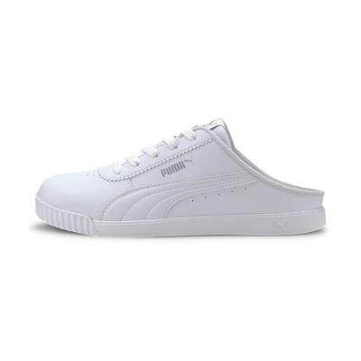 (W) Puma Carina Slim Mule White