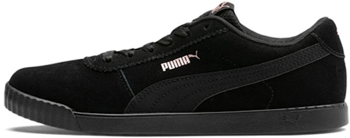 (Women) Puma Carina Slim Suede 'Black Casual' 370549-11 (Women) Puma Carina Slim Suede 'Black Casual' 370549-11