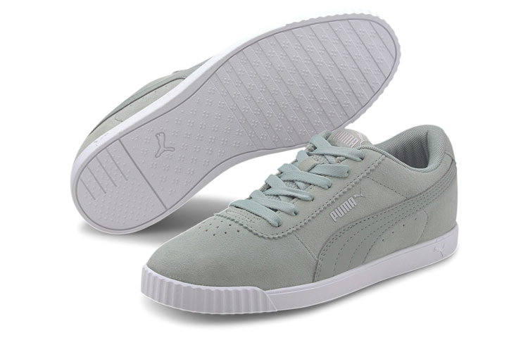 (W) Puma Carina Slim Suede 'Grey Green' 圖 3