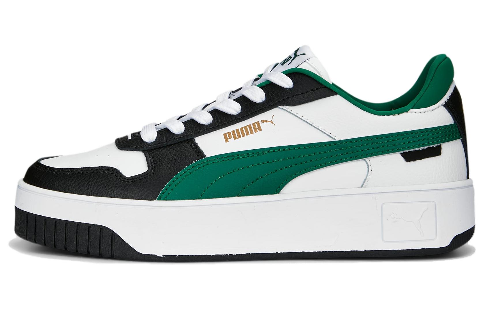 (W) Puma Carina Street 'Black White Green'