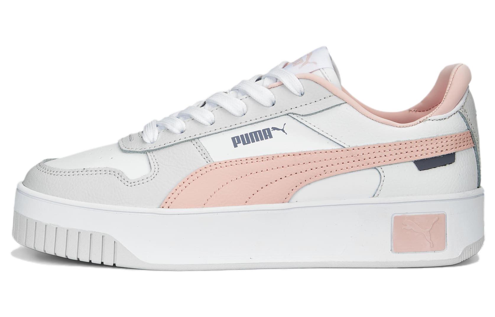 (Women) Puma Carina Street 'White Pink' 389390-05