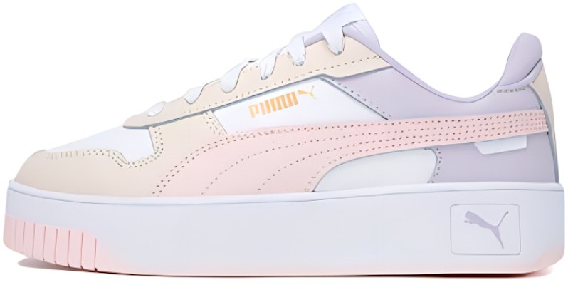(Women) Puma Carina Street 'White Pink Alpine Snow' 389390-10 Buy (Women) Puma Carina Street 'White Pink Alpine Snow' 389390-10