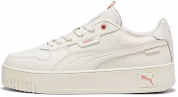 (Women) Puma Carina Street Lux Ivory White Low-Top Sneakers Casual Comfortable. 397487-03 (Women) Puma Carina Street Lux Ivory White Low-Top Sneakers Casual Comfortable. 397487-03