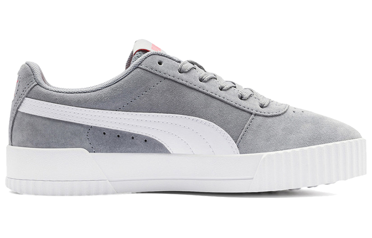 (W) Puma Carina Suede /Grey/Red 'White' 圖 2