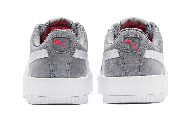 (W) Puma Carina Suede /Grey/Red 'White' 圖 5