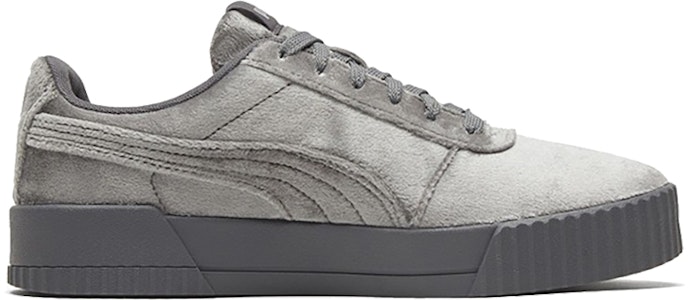 (W) 彪马Carina天鹅绒灰/银色 375886-03 Order (W) 彪马Carina天鹅绒灰/银色 375886-03