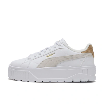 (Women) Puma Carmen 2 Cork *01 White/White Sneakers 01WH/WH